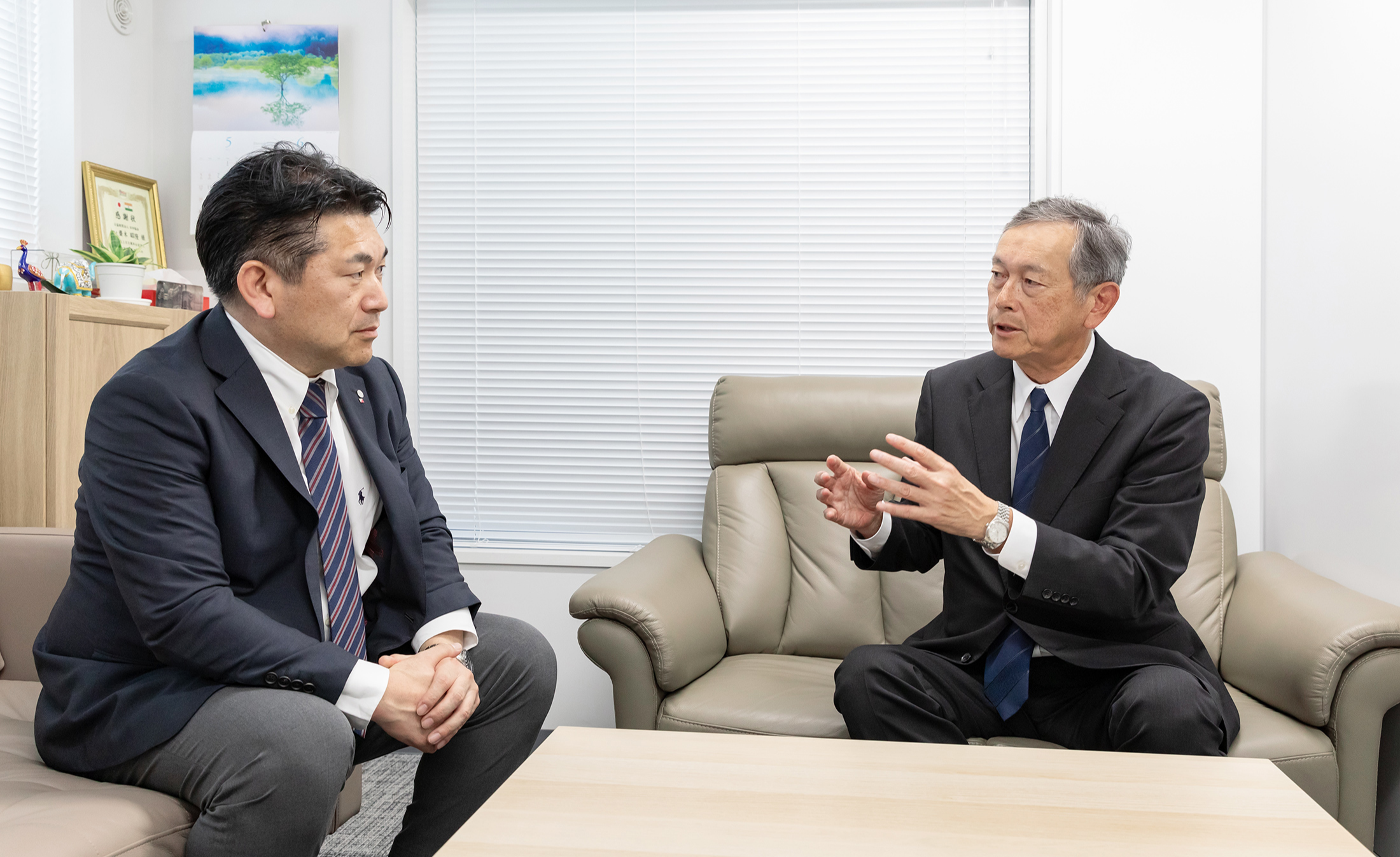 日印協会理事長 斎木昭隆 氏、ウェブスタッフ株式会社 代表取締役 半田貴将