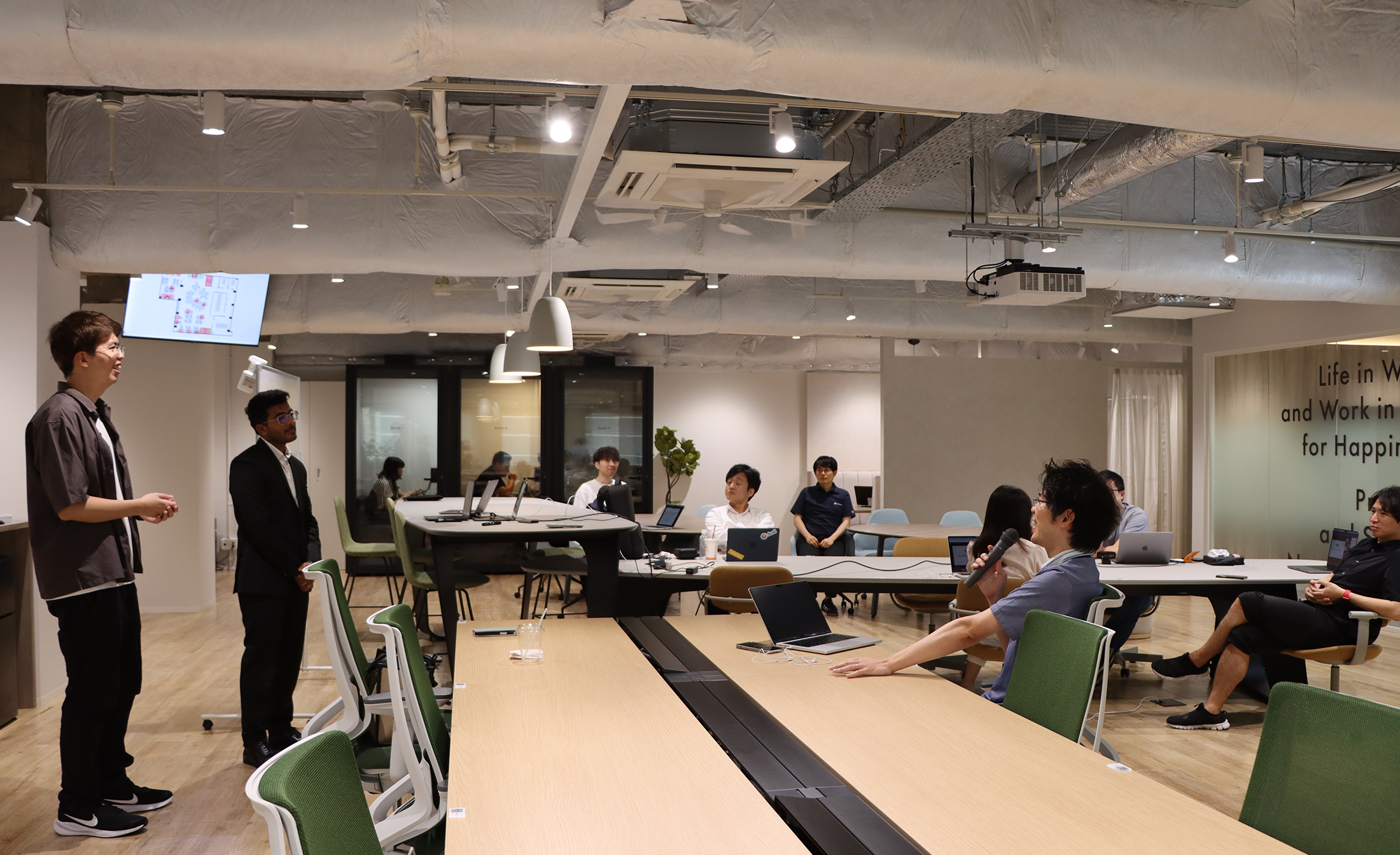 成果発表の様子